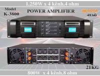 ?✔(ส่งไวร้านแนะนำ)A-ONE K-3800 เพาเวอร์แอมป์4CH POWER 800W RMS x 4เครื่องขยายเสียง 3200W