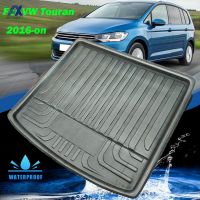 สำหรับ VW Touran MK3 2016 2017 2018 2019 2020 2021รถ Cargo Boot Liner ถาดด้านหลัง Trunk พรมปูพื้นพรม Heavy Duty อุปกรณ์เสริม