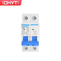 CHYT NBT1-63 Gratis Ongkir AC MCB 1P 2P 3P 4P 230/400V 6KA 63A ชนิด C ของใช้ในครัวเรือนสวิตช์แอร์เบรกเกอร์ขนาดเล็ก