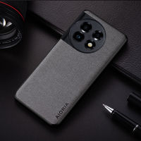 Case For Oneplus 11 11R Coque Lightweight Durable Solid Color Simple Textile Leather Cover For Oneplus 11 Case Funda