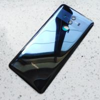 Original Huawei Mate 10 Pro แบตเตอรี่แก้วฝาหลังกรอบแผงประตูด้านหลังอะไหล่เปลี่ยนและเลนส์กล้องสำหรับ Mate10 Pro