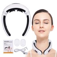 ZZOOI Electric Neck Massager &amp; Pulse Back 6 Modes Power Control Far Infrared Heating Pain Relief Tool Health Care Relaxation Machine