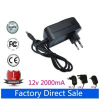 อะแดปเตอร์เครื่องชาร์จ AC DC 12V 2A 2000mA สำหรับ Logitech UE ลำโพงไร้สาย534-000573