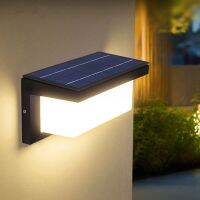 LED Solar Wall Lamp 18W 30W Outdoor Waterproof Security LED Lighting Tricolor Dimming With 3 Years Warranties