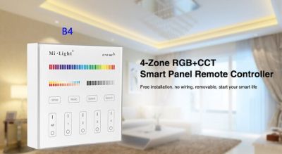 【Worth-Buy】 แผงอัจฉริยะแอลอีดีแบบไร้สาย2.4ก./Ct/rgb /Rgbw/rgbct อุปกรณ์ควบคุมแถบไฟระยะไกล T1 T2 T3 T4 B0 B1 B2 B3 B4 B8