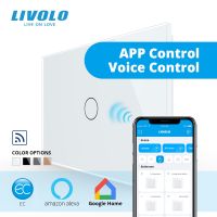 ☜✻ yeicnw8784 LIVOLO US 1Gang EC Wall Switch1A 1Way ControlWireless Devicesilent mode noclick sound