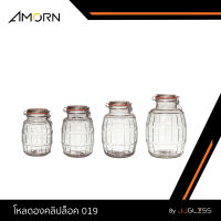 JJGLASS - (AMORN) โหลดองคลิปล็อค 019 - โหลแก้วฝาสปริง ดองอาหาร ดองผลไม้ หมักดอง ขนาด 1,750 มล., 2,250 มล., 3,000 มล. และ 4,250 มล.