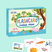 Thẻ học thông minh cho bé - Bộ 100 thẻ flashcard thế giới xung quanh cỡ to