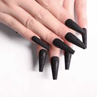 24pcs Artificial Nails With Glue 24pcs Fake Nails Wearable False 24pcs/Box Press On Nails Artificial