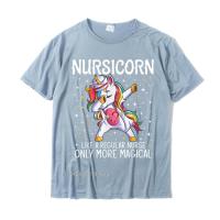 Dabbing Unicorn Nursicorn Funny Nurse Gift Women Men CNA RN T-Shirt Special Men T Shirts Simple Style Tops Shirts Cotton Cool