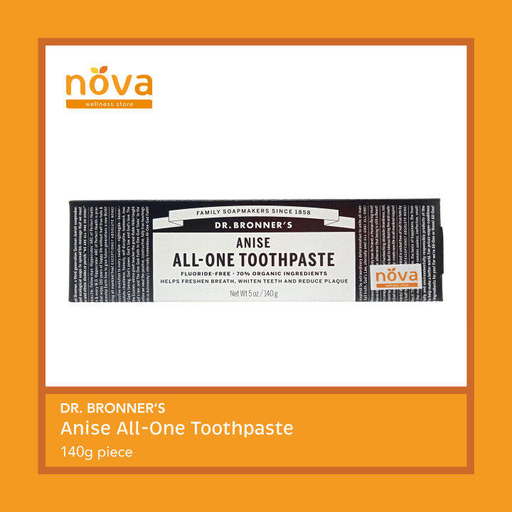 Dr. Bronner's Anise AllOne Toothpaste 140g (pc) Lazada PH