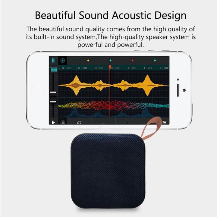 mini-wireless-speaker-fabric-pattern-subwoofer-music-player-speaker-with-multiple-playback-modes-and-long-lasting-playtime-compatible-with-most-smart-systems-adaptable