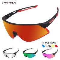 【New】 PHMAX แว่นตาขี่จักรยาน Polarized Outdoor Mountain Bicycle Sunglasses Men Women UV400 Protection Cycling Eyewear