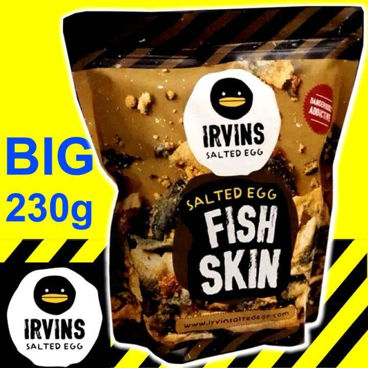 [Ready Stock] IRVINS SALTED EGG FISH SKIN - 230g BIG Irvin | Lazada