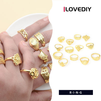 ILOVEDIY แหวนหลายสไตล์แฟชั่นสำหรับผู้หญิงผู้ชาย,แหวนสวมนิ้วสไตล์มิกซ์เครื่องประดับอัญมณียอดนิยม