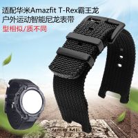 Waterproof Nylon Canvas Strap Suitable for Huami Amazfit T-Rex T-Rex Replacement Wristband for Outdoor Sports