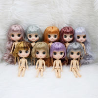 ICY DBS Blyth doll middie 20cm customized nude doll joint body different face colorful hair and hand gesture as gift 18 doll