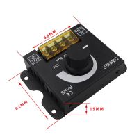 ¤♚ LED Light Strip Dimmer DC 12V-24V 30A for Single Color Light Ribbon High Performance Single Channel PWM Dimming Controller