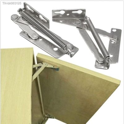 ▨⊙ 2pcs 80 degree Sprung Hinges Cabinet Door Lift Up Stay Flap Top Support Cupboard Kitchen
