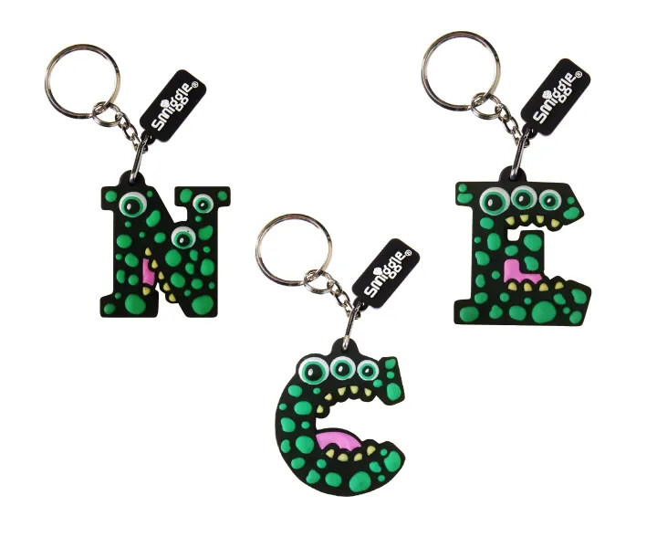 Smiggle Key Letters Smiggle Alphabet Keyring - Three-Eyed Monster | Lazada PH