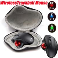 Missgoal 2.4G Wireless Trackball Mouse Vertical Laser Mice With Hard Protective Case For Laptop 1600DPI Ergonomic Mouse Basic Mice