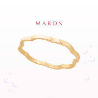 MARON✨ [ของแท้] Happy Lining Bracelet เงินแท้925 ชุบ Beige Gold พร้อมส่ง I กำไลเส้นแสงก้อนเมฆแห่งความสุข สมหวัง สัญลักษณ์การเริ่มต้นสิ่งดี ๆ