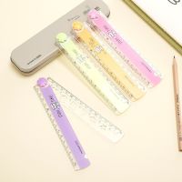 【CW】 Kawaii Colorful Folding Ruler Multifunction Rulers Kids Students Stationery Office School Supplies