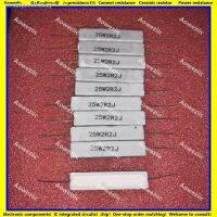 ✖ 10Pcs 25W 2.2 ohm 25W2R2J 25W2.2ΩJ 25W2.2R 2.2R RX27 Horizontal cement resistor Ceramic Resistance precision 5 Power resistance