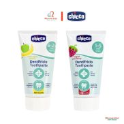 Kem đánh răng cho bé nuốt được CHICCO 6m+, kem đánh răng trẻ em 50ml