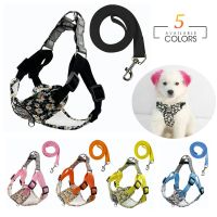 Reflective Dog Harness and Leash Set Adjustable Dogs Harnesses Vest No Pull pet dog vest For Small Medium Dogs Leashes