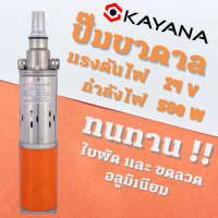 Kayana ปั๊มน้ำโซล่าเซลล์ DC12V 580W รุ่น RL-24V  ขนาดท่อส่งน้ำ 1 นิ้ว