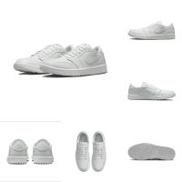 Original J0rdn 1 Low Golf “White Croc” รองเท้าลำลอง รองเท้าผู้ชายและผู้หญิง DD9315-110 sneaker running walk shoes new luth