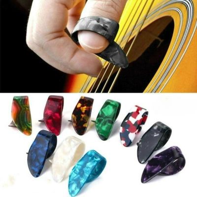 10 Pcs/Set Guitar Picks Guitar Part Finger Protection Pickup Guitar Bass Fingerstyle Thumb Plectrums Picks Plectrum Guitar Bass Accessories