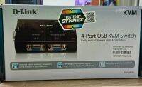 D-link DKVM-4U 4-Port USB KVM Switch (USB Keyboard, SVGA Video, USB Mouse) LEDs 4-Port status LEDs