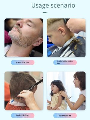 ‘；【。- Silicone Neck Protector Scarf Haircut Wrap Salon Collar Hair Dye Shawl Barber Shop Shatterproof Pad Hairdressing Cutting Wrap