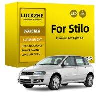 ชุดไฟการส่งข้อมูลแบบติดต่อกันนำตกแต่งภายใน13ชิ้นสำหรับเฟียต Stilo 192 2001-2007โคมไฟหีบฝาทรงโค้งอ่านหนังสือ2003-2008เฟียต Stilo Multi Wagon