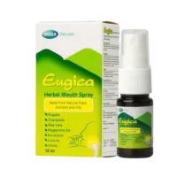 ? Eugica Herbal Mouth Spray ยูจิก้า เฮอร์บอล เม้าท์ สเปรย์ แก้ไอ แก้เจ็บคอ ธรรมชาติ 100% ขนาด 10 ml 18168 [คุณภาพดี พรีเมี่ยม]