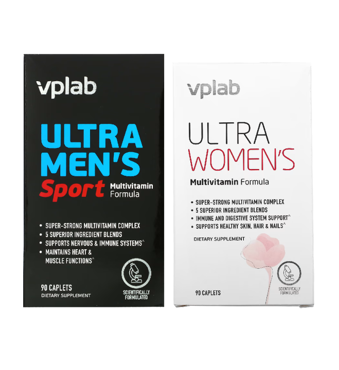 Vplab Ultra Men’s or Women’s Sport Multivitamin Formula 90 Caplets ...