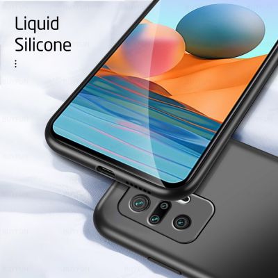 redmy note10 pro case soft liquid silicone shockproof covers for xiaomi redme redmi note 10 pro not 10 S casing