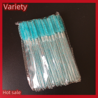 Variety ✨Hot Sale✨ 50pcs ทิ้งคริสตัลขนตาแปรงมาสคาร่า wands applicator grafting eyelash