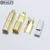 【HOT】 Buysob 1ชุด B เครื่องพิมพ์ USB ปลั๊กตัวผู้ DIY เชื่อมชุบปลั๊กเครื่องพิมพ์ USB สำหรับเครื่องพิมพ์ Epson