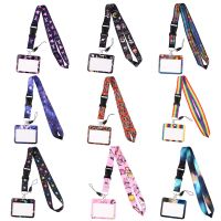 YL1054 Wholesale Girls Office Id Card Pretty Neck Strap Lanyards Badge Holder Card Cover for Key Chain Accessories Gifts