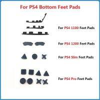 Bottom Rubber Feet Pads For PS4 1100 1200 Slim Pro Dust Plug Plastic Silicon Pad For Sony Playstation 4 1206 Console Cover Cap