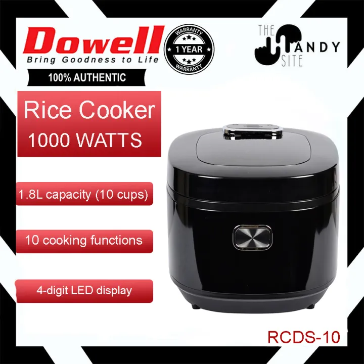 DOWELL LOW CARB RICE COOKER RCDS10 Lazada PH