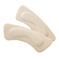 2PCS High Performance Foam Shoes Insoles Anti Slip Cushion Pads Feet Care Tools Protector Rubbing Heel Shoes Insoles Insert Shoes Accessories