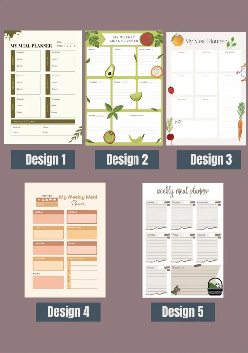 MEAL PLANNER NOTEPAD Lazada PH