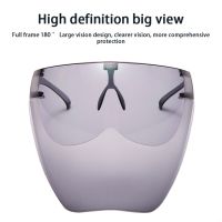 +【‘ Hot Transparent Protective  Shield Full  Dust-Proof Christmas  Visor Antidust Anti-Oil  Cycling Sunglasses New