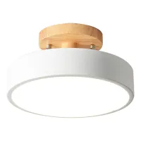 Ceiling Lights Modern LED Nordic Wood Lighting Fixture Indoor Luminaire Kitchen Living Bedroom Bathroom