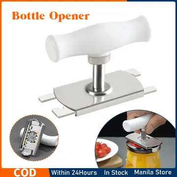 Retractable Bottle Opener Multifunctional Bottle Jar Opener Stainless Steel  Labor-Saving Glass Can Opener Screw Cap - AliExpress