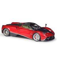 1/18 PAGANI Huayra รถแข่งซุปเปอร์ GTAUTOS แบบของเล่นหล่อจากเหล็กของขวัญเด็กชายหญิงรถ